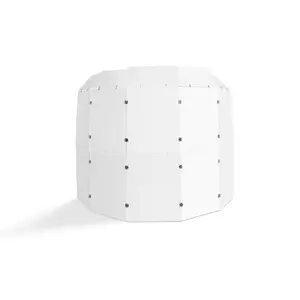 VEVOR Drum Shield 5 Panels 2 ft x 5 ft Acrylic Drum Cage with Hinges and Deflectors