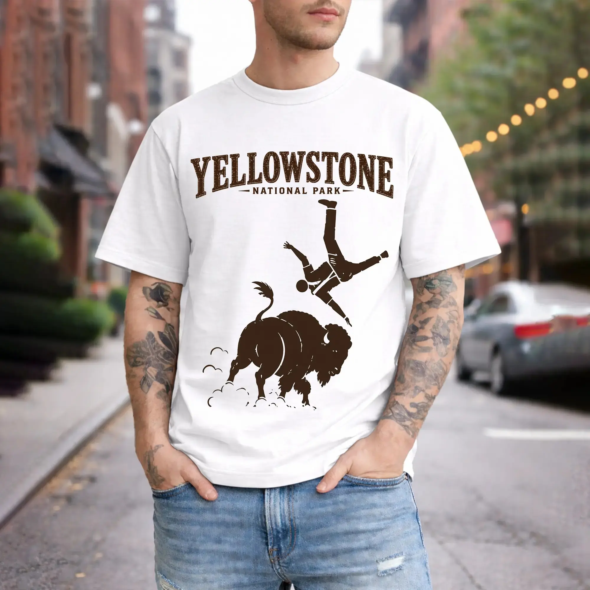 Comfort Colors Bison Yellowstone National Park Shirt Dont Pet The Fluffy Cow Funny Bison Meme Tee Yellowstone Park Vacation Hoodie Bye Son Graphic Sweatshirt Unisex Adult Camping Nature Lover Gift