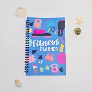 Women's Fitness Training Log Book, Daily Weight Loss Tracker, Gym Workout Meal Planner, Habit Tracking Journal, Fitness Goal Organizer