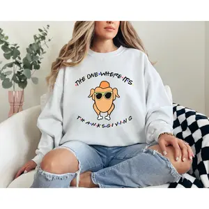 The one where it’s Thanksgiving turkey friends READY TO PRESS DTF TRANSFER!