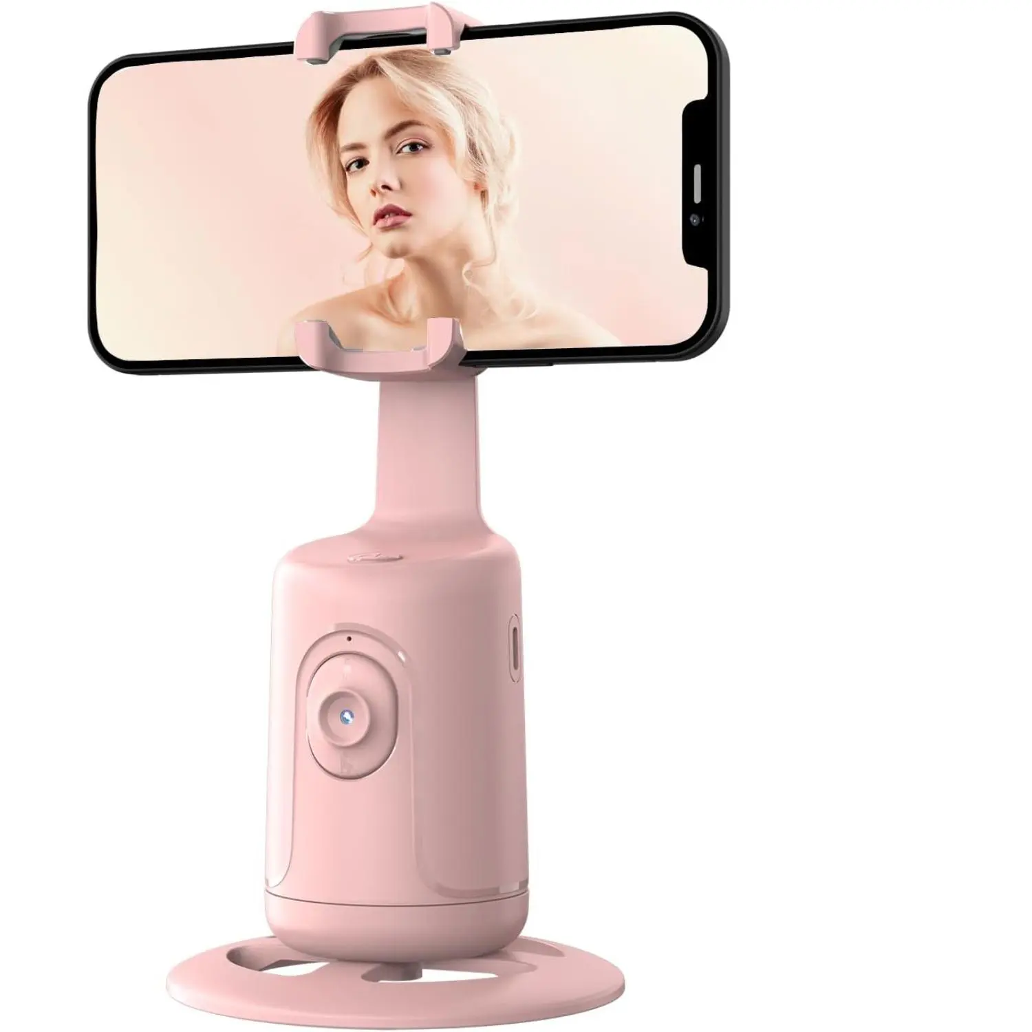 Auto-Follow Phone Tripod - Motorized 360 °   Tracking Mount for Smartphones, Ideal for Solo Creators, YouTube Videos & Live Streams (Works with All for iPhone & Android Devices)