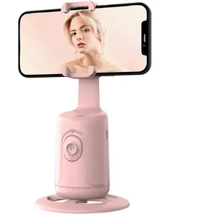 Auto-Follow Phone Tripod - Motorized 360 °     Tracking Mount for Smartphones, Ideal for Solo Creators, YouTube Videos & Live Streams (Works with All for iPhone & Android Devices)