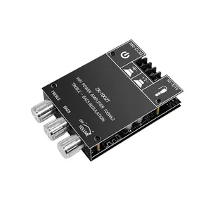 Bluetooth Amplifier Board | Stereo or Subwoofer Setup | BT 5.0 + AUX | Adjustable Sound for Different Speaker Setups