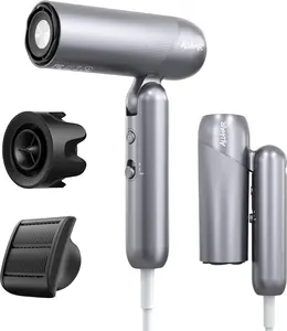 Tired of Slow, Noisy Drying? 1300W Ionic Hair Dryer - Fast, Quiet, Lightweight with 4 Heat Settings for Home & Travel