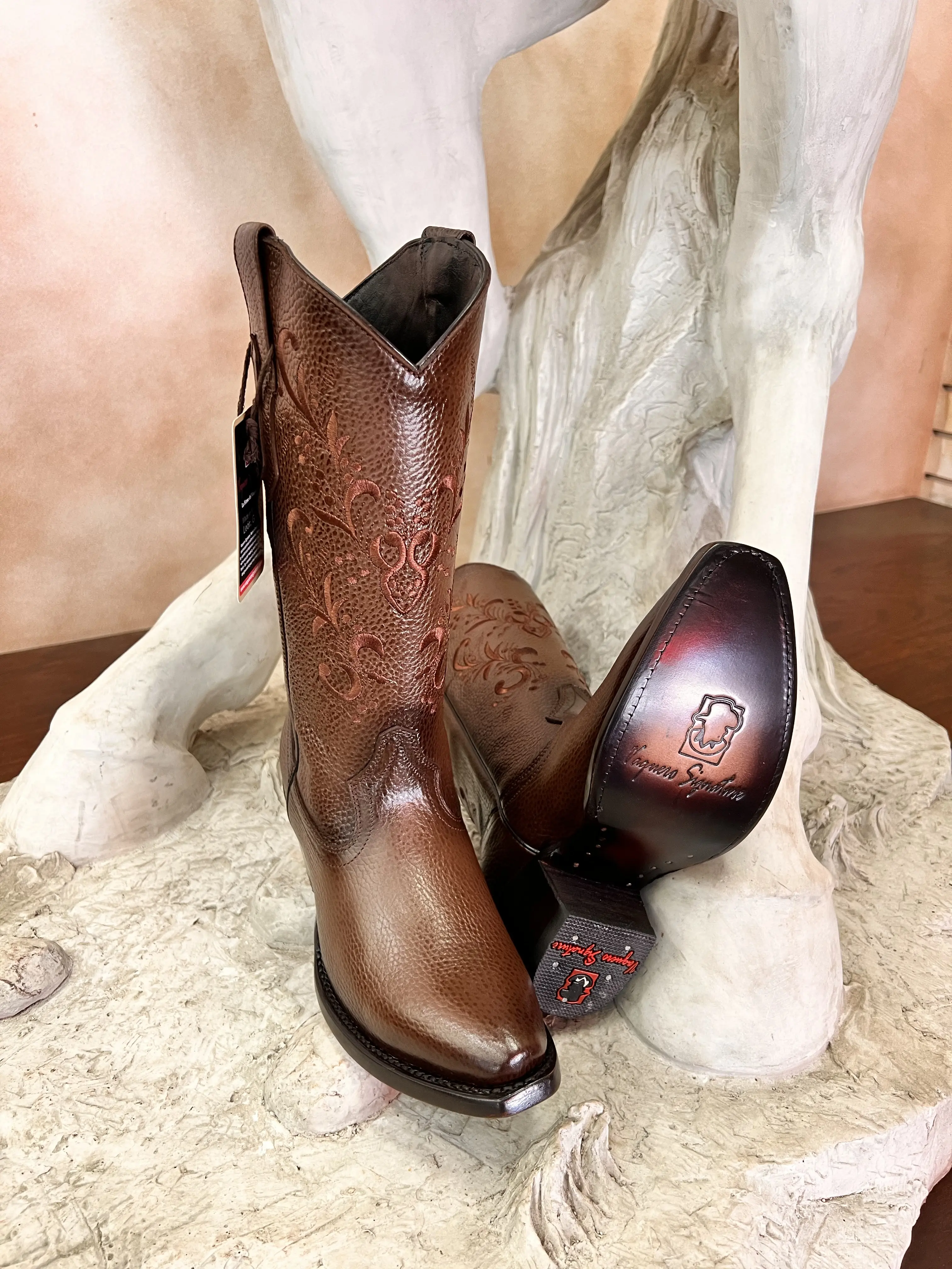 2470163050 - Vaquero Signature, Women's Dubai Toe Boot Flother Cafe Difuminado