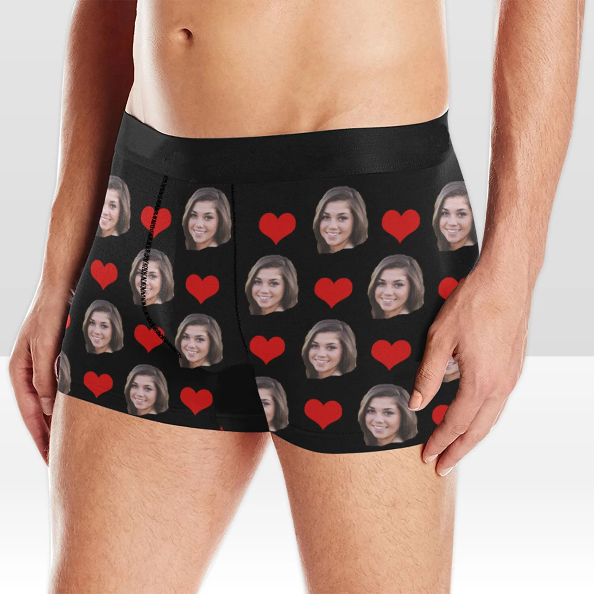 Personalized Boxer Briefs Custom Face Underwear Men's Underwear Photo Boxer Briefs Valentine's Day Gift For Himhusband Wedding Gift