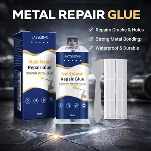 Metal Casting Glue 100ml High Temperature Resistant Welding Adhesive For Metal Castings Sand Holes Air Holes Cracks Strong Repair Glue