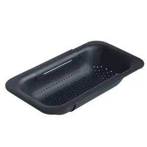Over the Sink Colander - Kitchen Utensil for Draining and Strainer - Basket