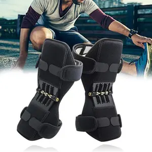 Adjustable Knee Protection Booster, Non-Slip Compression Knee Sleeves, Breathable Knee Guard for Outdoor Sports