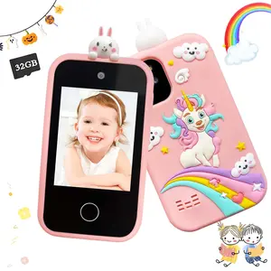 Baby Learning Toy  Phone with 2.8" Screen & Multiple Educational Games, Music Enlightenment Toy for Toddlers 3–10 Years Old, Perfect Christmas Stocking Stuffer & Birthday Gift for Boys & Girls