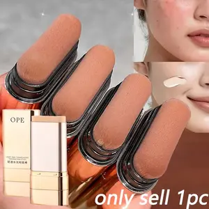 High Coverage Flawless Concealer Stick, Long-Lasting No Smudge Foundation, Lightweight Hydrating Moisturizing Makeup Tool, Beginner Friendly Base Color, Moisture