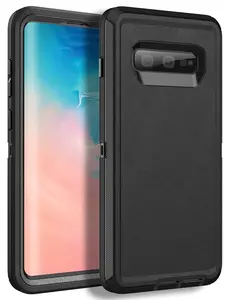 MXX Samsung Galaxy S10 Plus Case - Best TPU PC Phone Case for Men and Women with 3 in 1 Cover Cases - Only for Galaxy S10 Plus Accessories Crystal