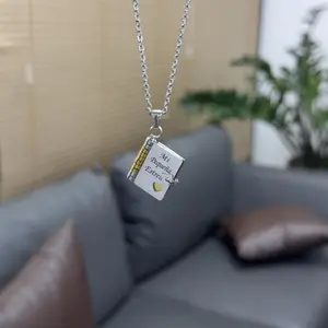 My Little Star Book Necklace for Daughter – Meaningful Jewelry Gift for Birthday, Graduation, or Special Occasions