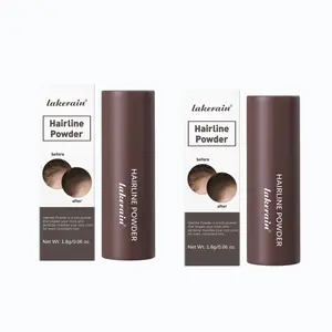 2-Pack Hairline Concealer Powder for Root Touch-ups Anytime, Anywhere, Suitable for Thinning and Gray Hair, Waterproof and Lightweight Formula, Professional Hair Care, Instant Hairline Perfector, Solution