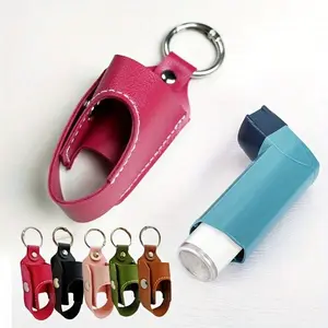 Asthma Inhaler Keychain Holder, Casual Style Cough Bottle Protector, Portable , Available In Suitable For Outdoor Use