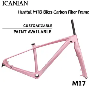 Lightweight Carbon Fiber MTB Bike Frame 15-inch 19-inch XC Hardtail Design Disc Brake Compatible Internal Cable Routing Off Cyclist Gear, Mountain Bike, Disc Brakes outdoorfun