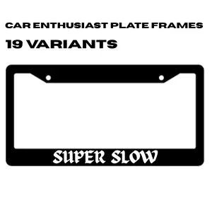 CAR ENTHUSIAST Frame Plates
