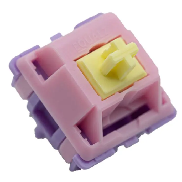 C³ Equalz x TKC Banana Split Linear Switches For Mechanical Keyboard, Thocky Gaming Switches