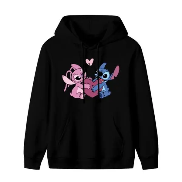 Disney Stitch 280g Hoodie Sweatshirt in Polyester Blendwith Adorable Stitch Design for Comfort and Style Perfectfor Fans