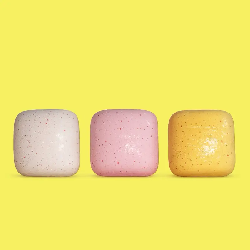 Mini Sticky Sugar Puff Squishy, Slow Rising Stress Relief Toy, Soft Foam Squeeze Fidget, Satisfying Sensory Squishy