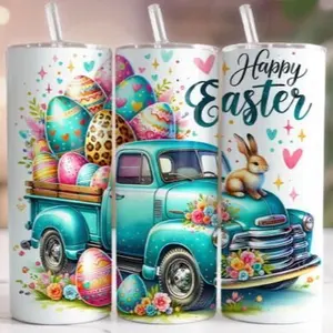Happy Easter | 20oz sublimation transfer print out (TRANSFER ONLY, NOT A FINISHED TUMBLER)