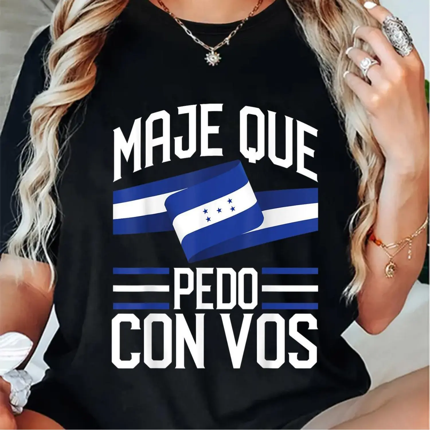 Honduras Flag Print -Shirt For Catracho Pride With Comfortable Round Neck And Short Sleeves