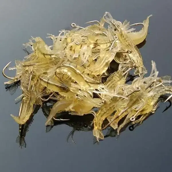 30pcs Simulated Grass Shrimp Bait 4cm  – Easy-to-Use Fishing Tackle Cost-Effective