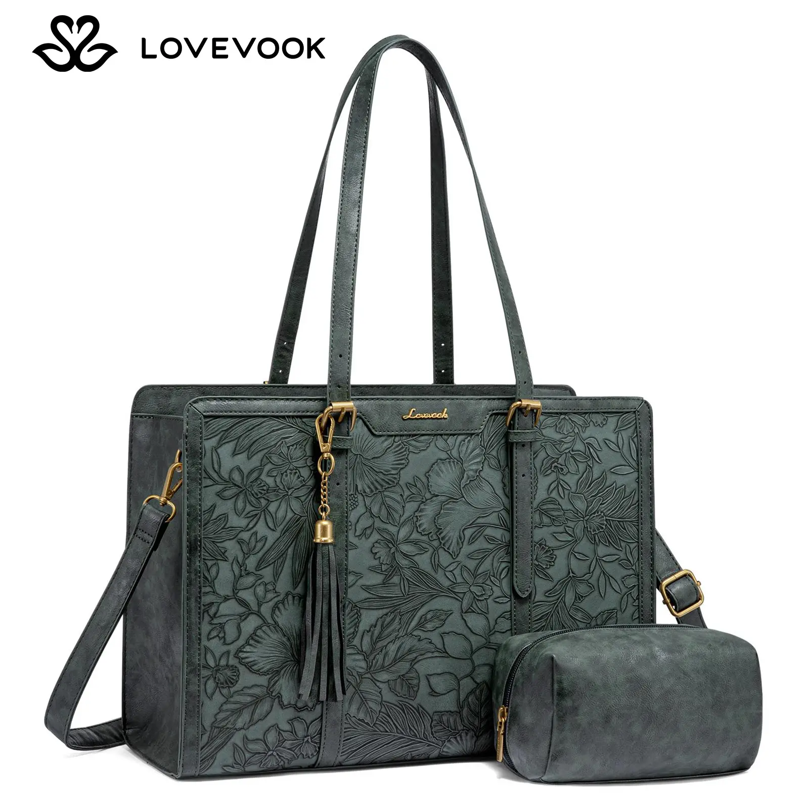 Green Embossed(Leather)
