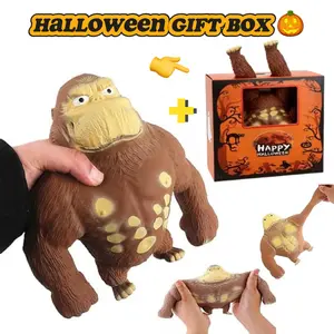 Gorilla Latex Soft Decompression Doll Toy - Safe Non-Toxic Material Super Stretch Easy to Clean Perfect for Stress Relief and Fun Playtime