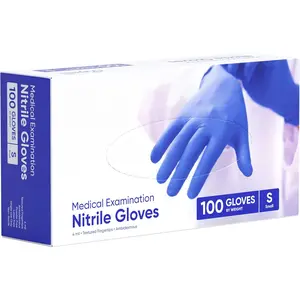 (R) Blue    Gloves - 4 Mil, , Latex-Free, Chemo Rated,  Resistant Disposable Gloves