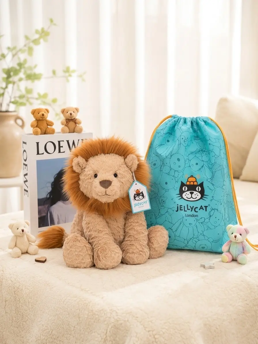 Jellycat Fuddlewuddle Lion Plush | Authentic UK Original | In Stock USA | Free Official Jellycat Gift Bag