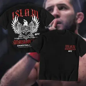 Islam Makhachev Eagle Mountain Of Dagestan UFC Heavy Cotton Shirt Fashion Cotton, Full Sizes, For Men, For Women