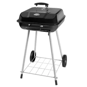 Expert Grill 17.5 Inch Charcoal Grill with Wheels and Adjustable Dampers