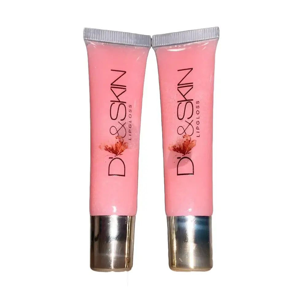 D’Beauty & Skin Yummy Pink Lipgloss - Vegan, Glossy Makeup for Luscious Lips - Lipstick, Cosmetic