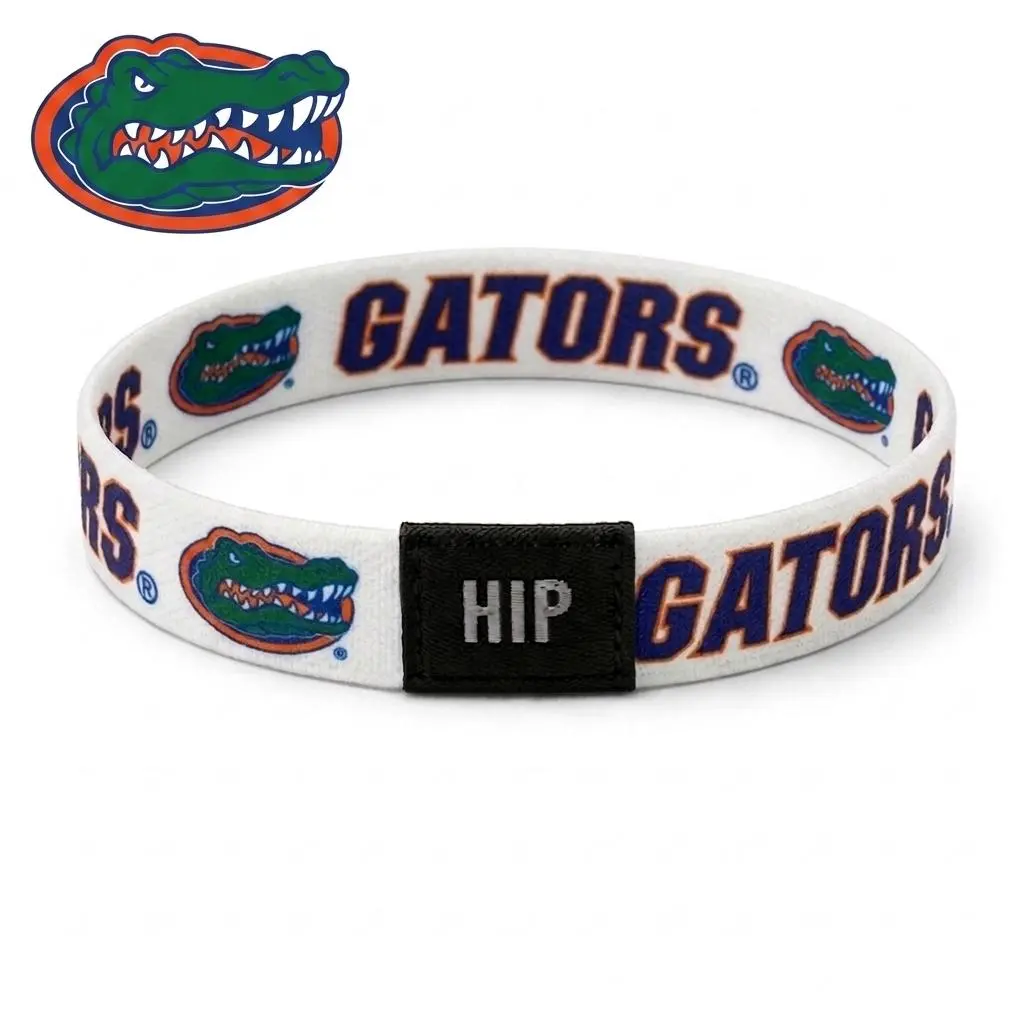 Florida Gators NCAA Gator White Bracelet Hair Tie