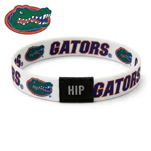 Florida Gators NCAA Gator White Bracelet Hair Tie
