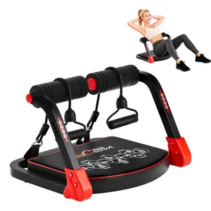 Portable Foldable Abdominal Workout Machine – Adjustable Resistance Core Trainer for Home Gym. Beginner-Friendly Sit-Up Equipment with Durable Spring Structure, Space-Saving Design for Small Spaces.