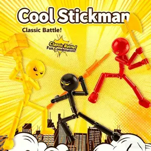 Transformable Stick Figure Doll, Flexible Joint Battle Robot, DIY Armor Toy, Creative Gift for Friends, Birthday Return Present, Party Supplies