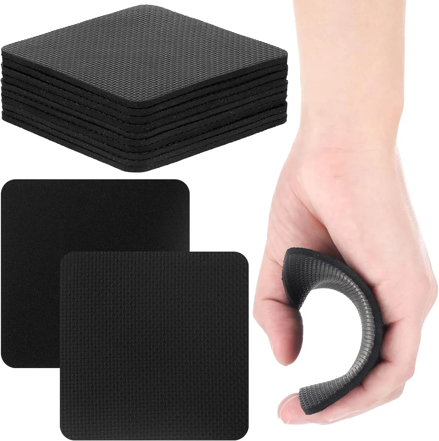 10 Set Gym Grip Pads for Weight Lifting Workout Pads Pull up Neoprene Comfort Weightlifting Hand Grips Light Gym Grips Gymnastics Hand Grips for Men Women No Sweaty Hands