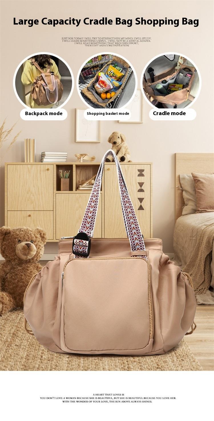 Ins Backpack Fashion Multifunctional Large Capacity Shopping Shoulder Bags Women Waterproof Travel Handbag