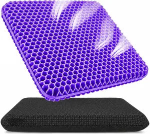 Cooling Gel Seat Cushion, Mid Year Sale Honeycomb Breathable Chair Pad with Non-Slip Cover, Car Seat Cushion, Father's Day Gift Ergonomic Support for Office Chair, Car Drivers, Desk & Wheelchair Deals For You Day