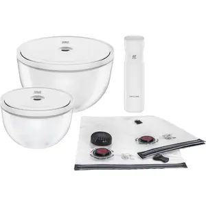 ZWILLING Fresh & Save BOWLS 9-pc Glass Vacuum Bowl Starter Set