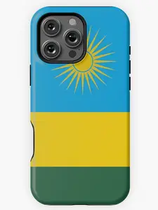 PHONE CASE RWANDA Flag Gifts, Masks, Stickers & Products (GF)