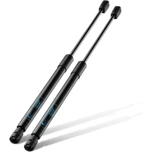 C16-22331 14269 Gas Struts 16 inch 45Lb, C16-15208 15.7inch 45lbs Spring Shock Lift Support for A.R.E  Canopy Topper Leer Camper Shell Snugtop Rear Window RV Door Replacement Struts, 2 count