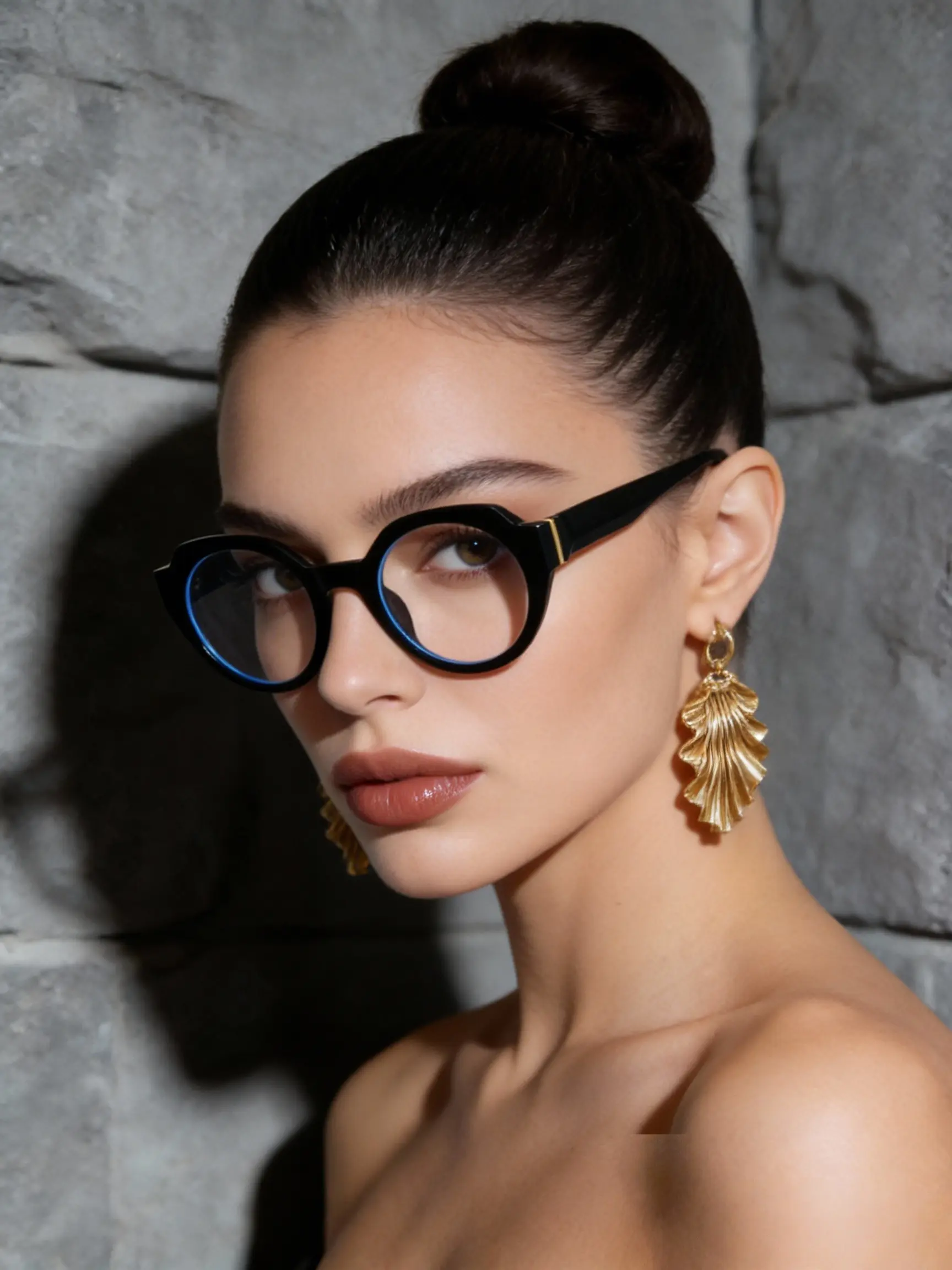 Women's Fashion Trendy Versatile Vintage Round Frame Glasses, Stylish Retro Eyewear for Everyday Use, Perfect for All Occasions, Round Frame Eyeglasses, Decorative Glasses