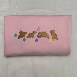 Easter Dino nuggies embroidered sweatshirt