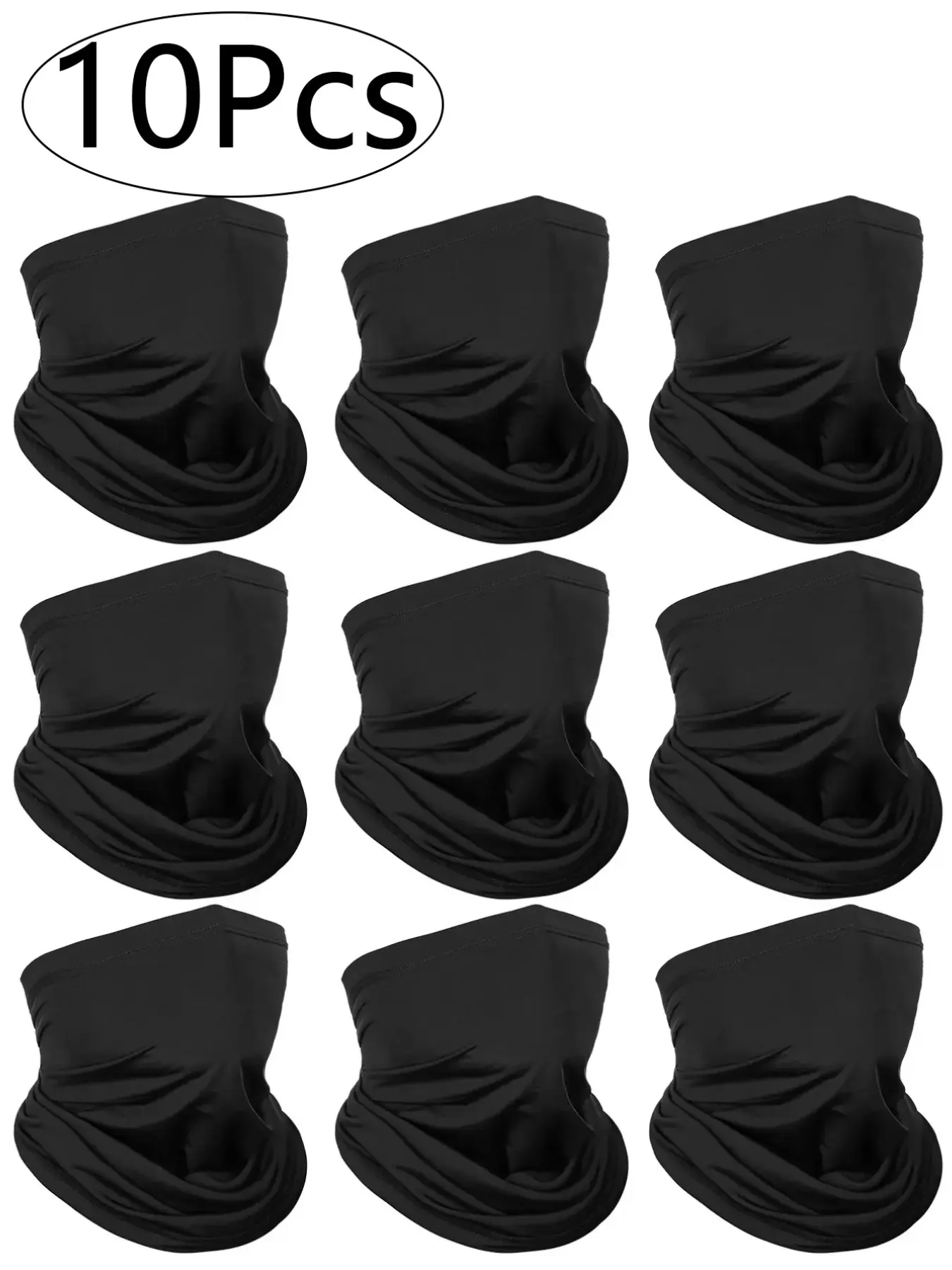 Neck Gaiter Face Cover Scarf, Neck Gaiter Masks, Neck Warmer Breathable Sun & Wind-proof for Skiing Fishing Hiking Cycling Men's Balaclava Face Mask, Windproof Dustproof, Multiple Colors Available, Face Covering