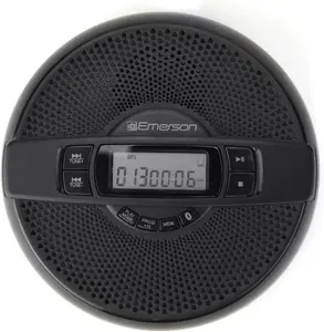 Emerson EPCD-2000 Portable Bluetooth CD Player with FM Radio and Built-in Speaker - Black