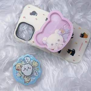 chiikawa MagSafe Magnetic Phone Grip Stand Kawaii Rilakkuma | Cute Anime Phone Holder Pop Grip for iPhone MagSafe | Kawaii Phone Accessories Gift