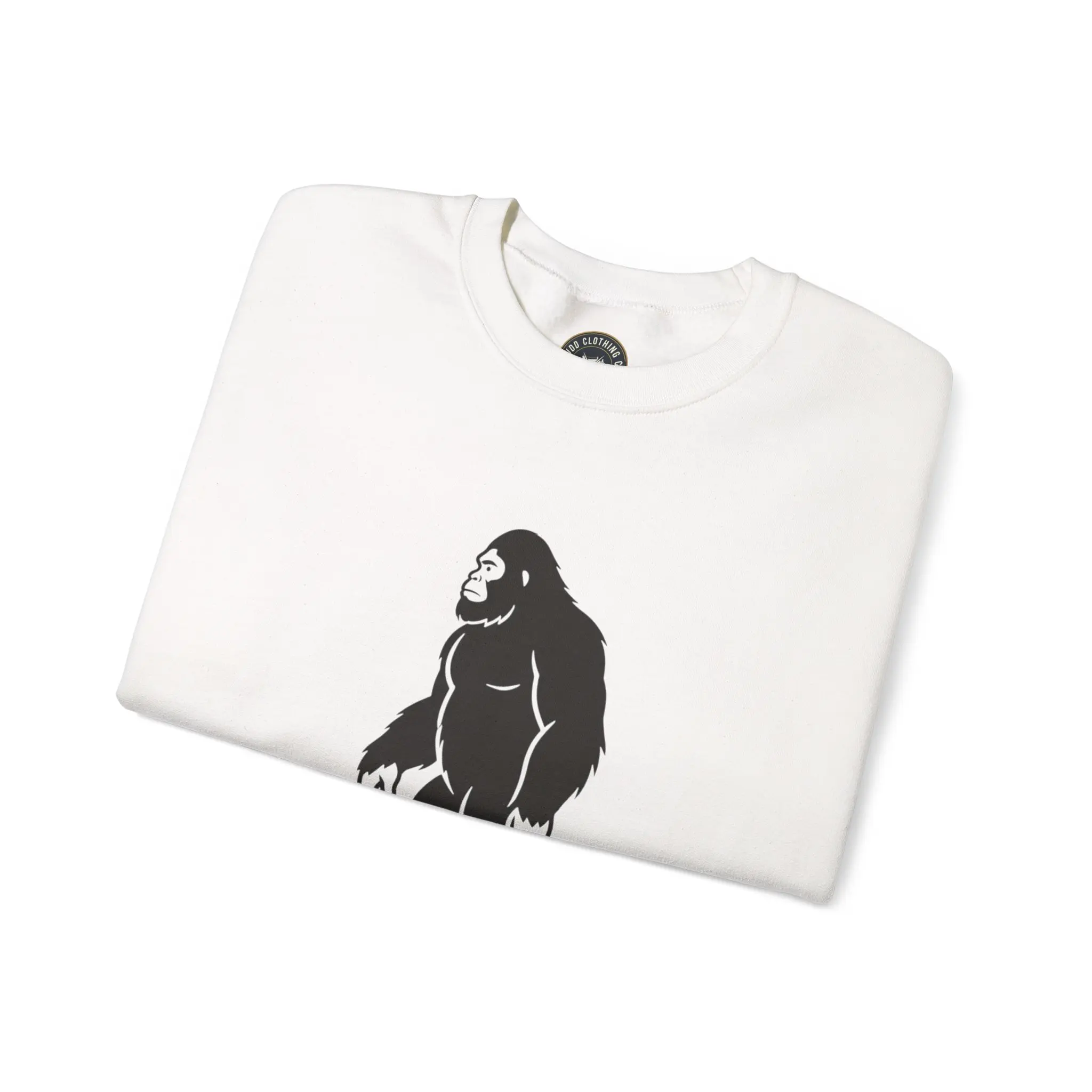 Bigfoot Pull Over Sweatshirt, Sasquatch Sweater, Yeti Crewneck Jumper, Cryptid Sweatshirt, Unisex Heavy Blend Pullover Sweater